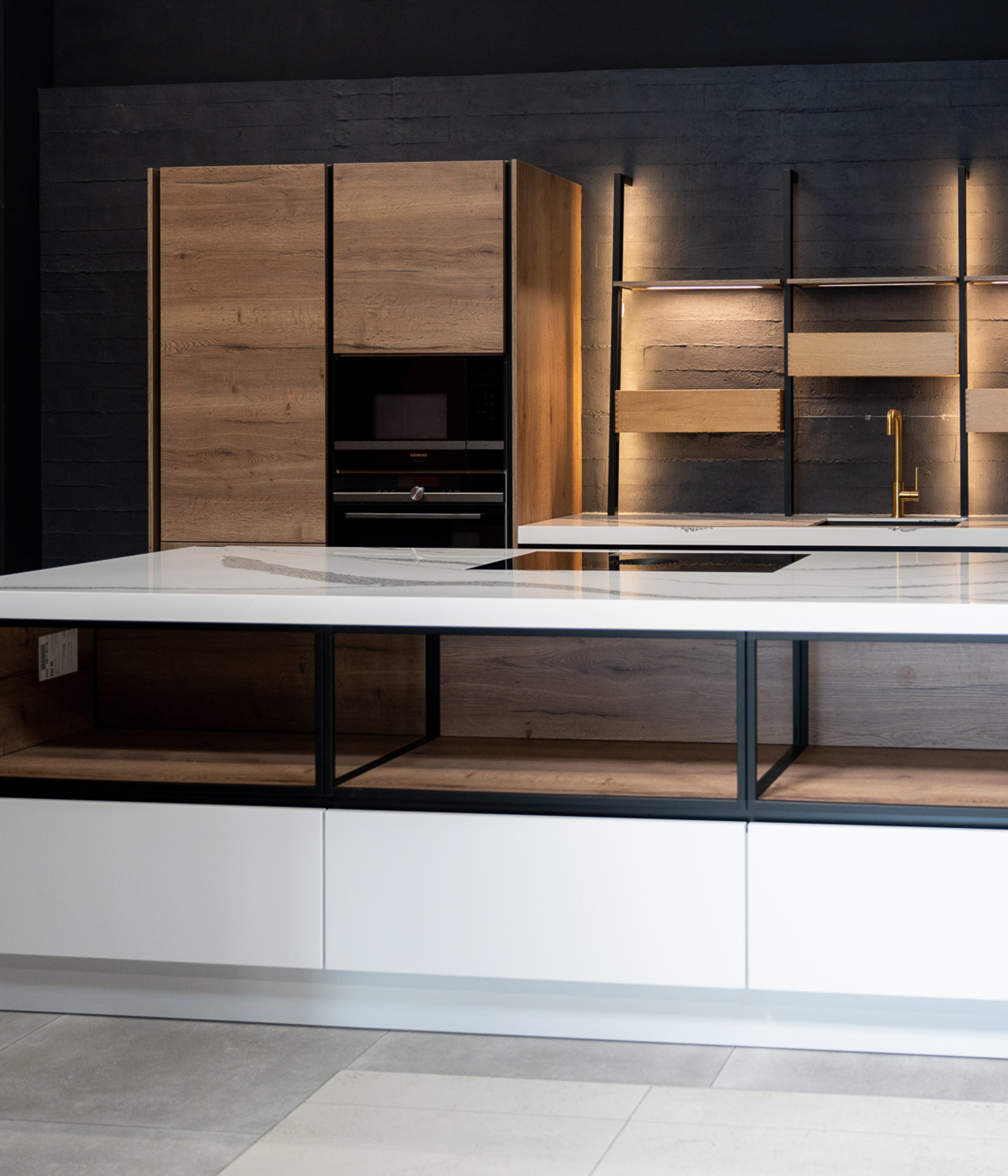 Strakke en tijdloze luxe eilandopstelling