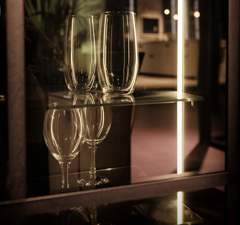 Keller donker rookglas