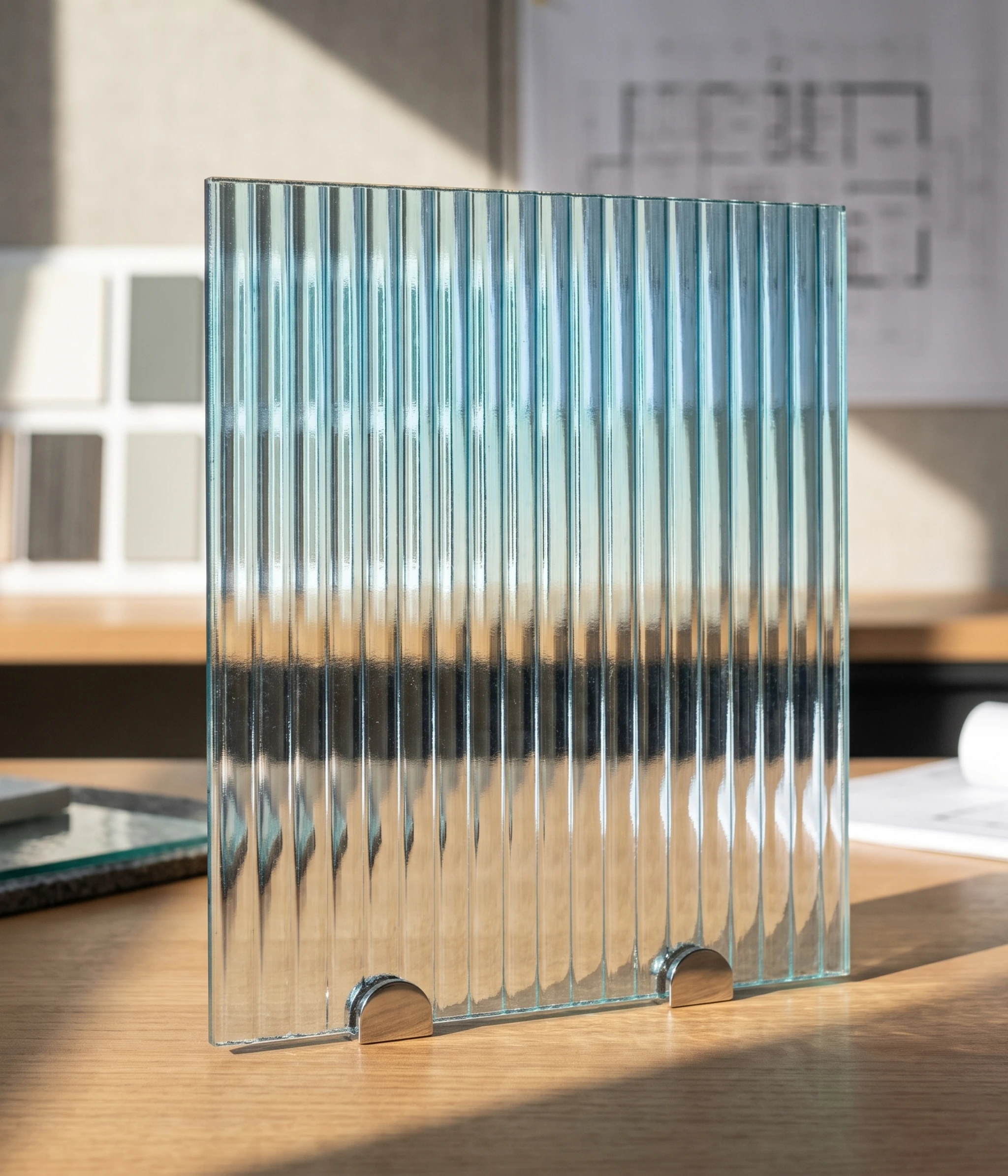 Fluted glas