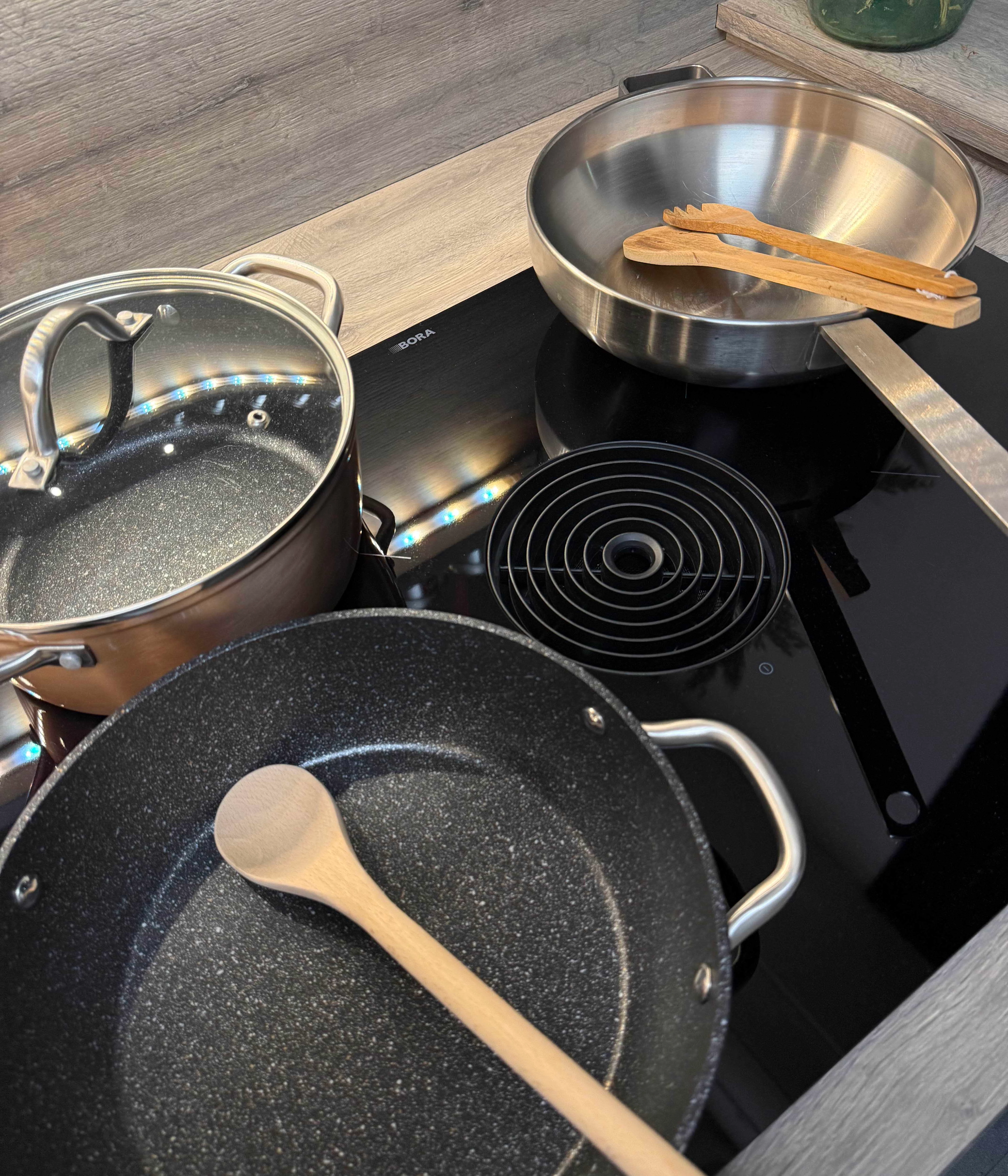 Bora inductiekookplaat met afzuiging