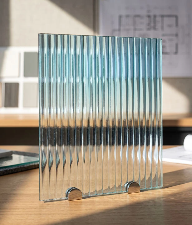 Fluted glas