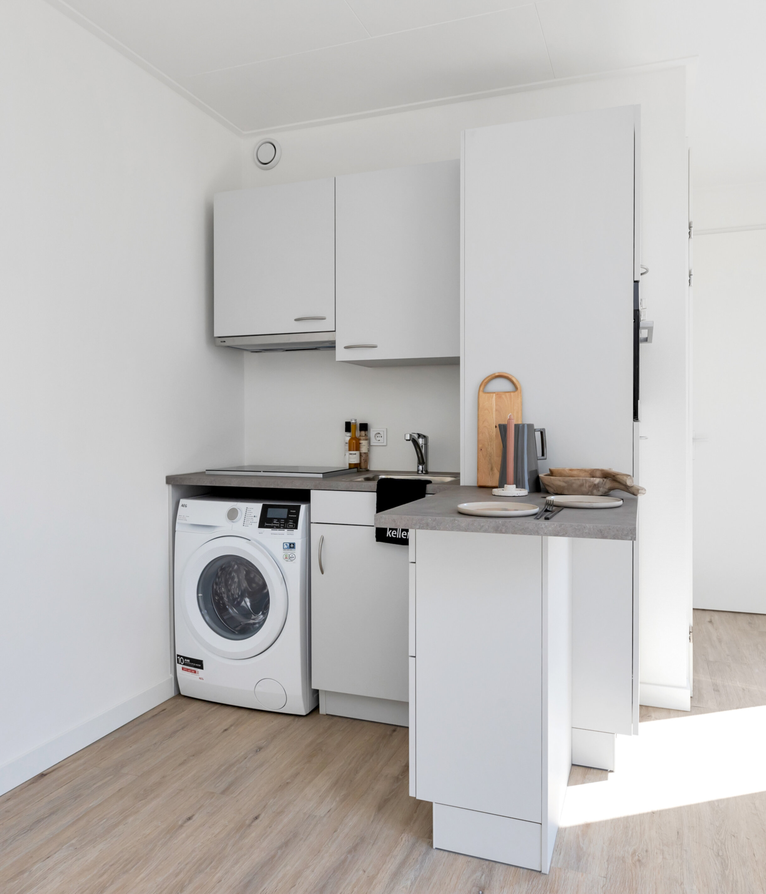 Conceptunits Unit keuken met wasmachine overzicht