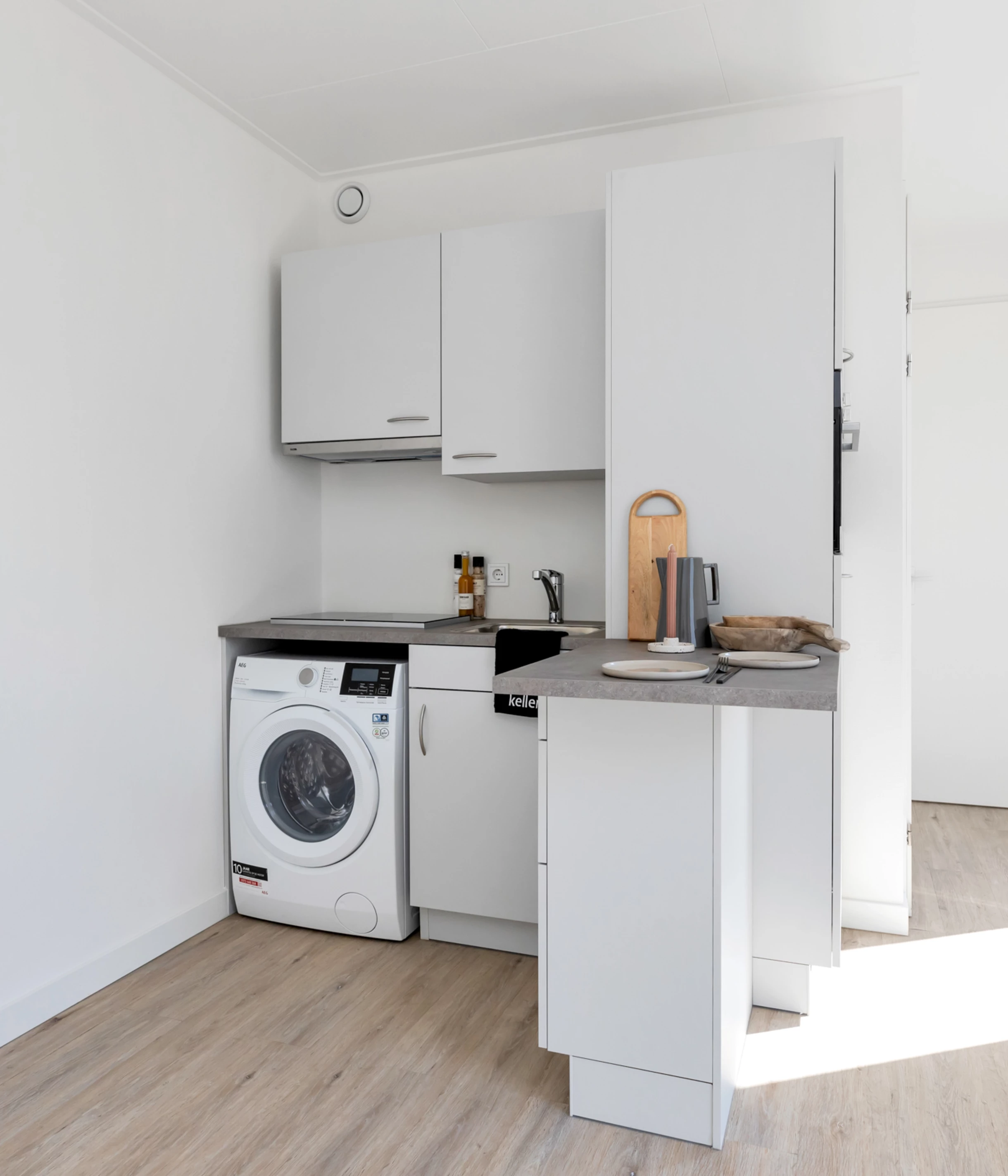 Conceptunits Unit keuken met wasmachine overzicht