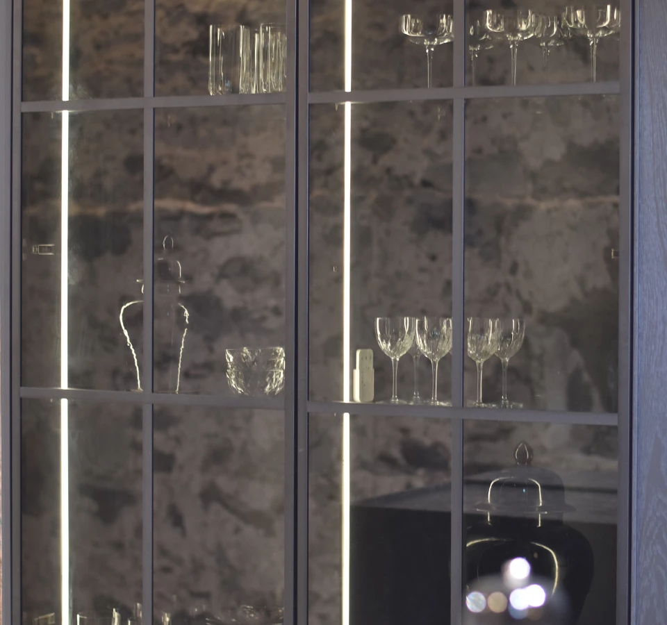Keller donker rookglas