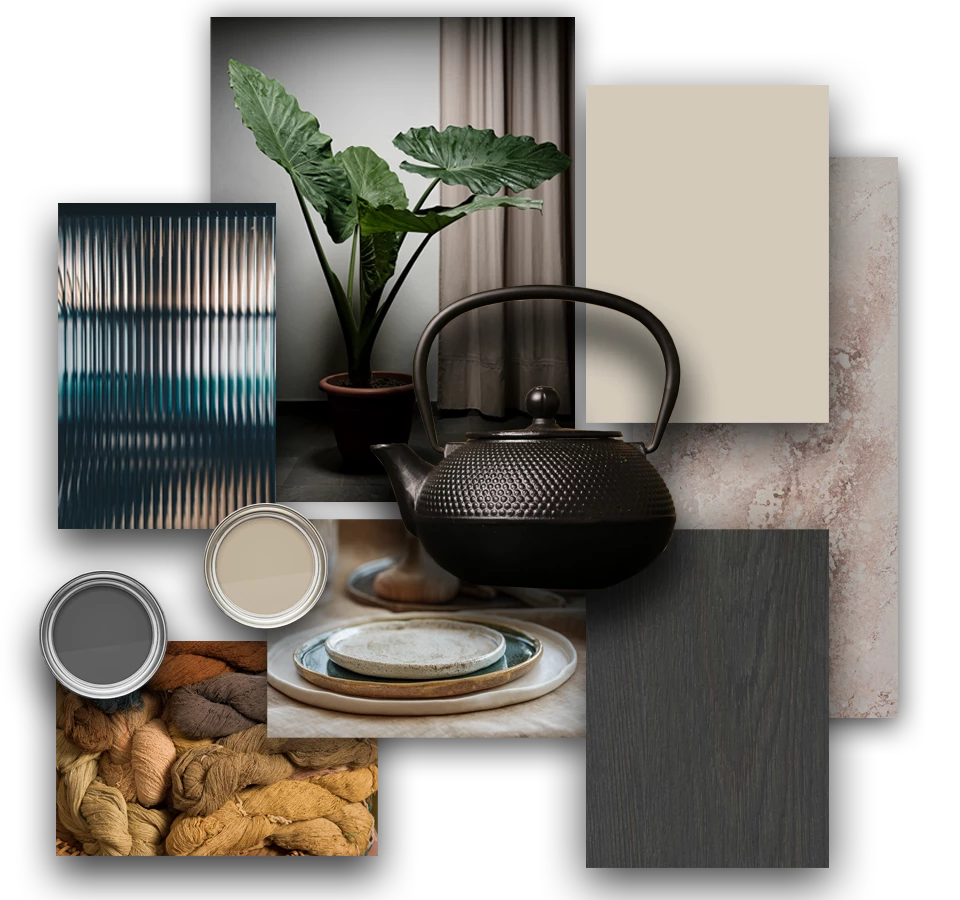 Moodboard industrieel